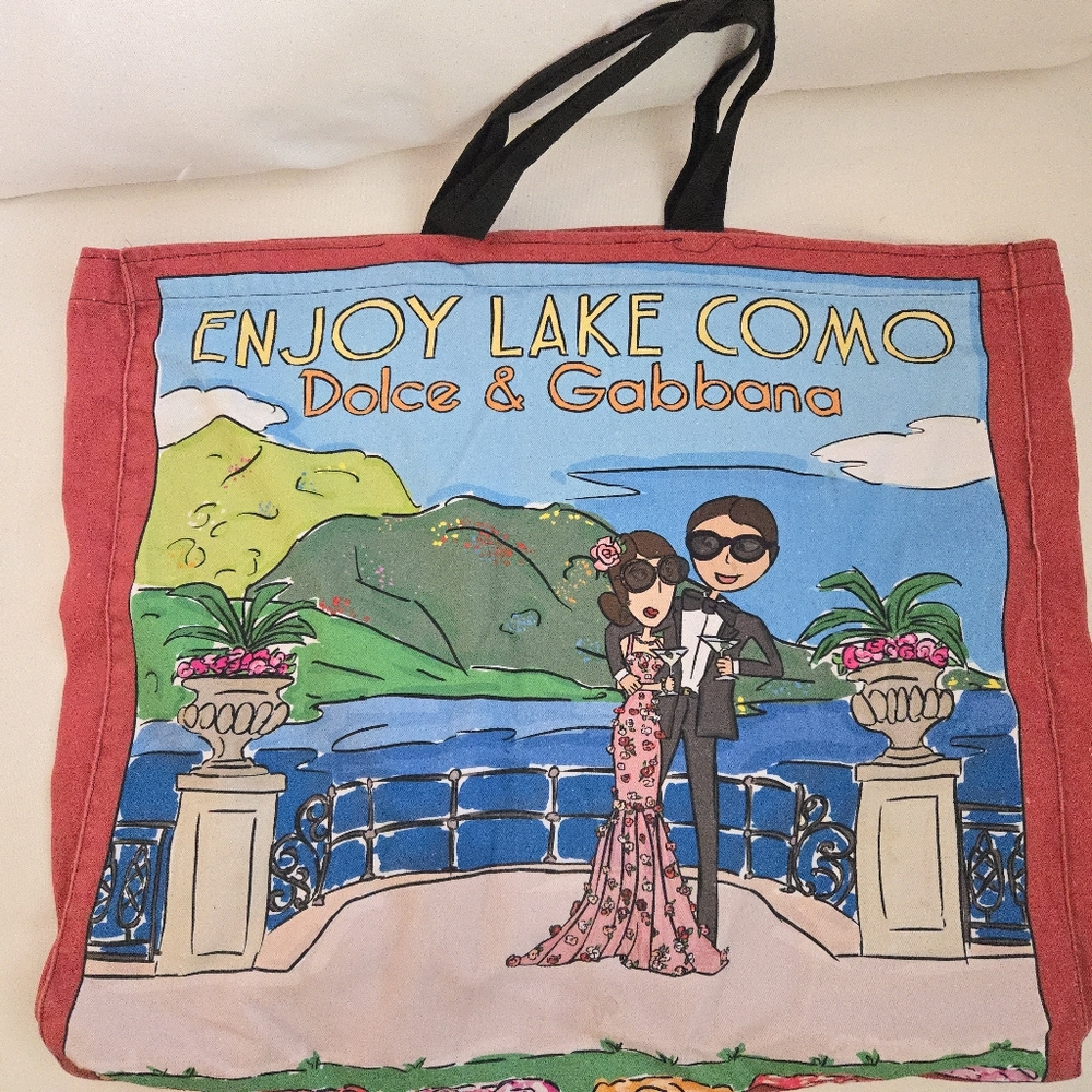 Dolce & Gabbana Cotton Tote - RARE